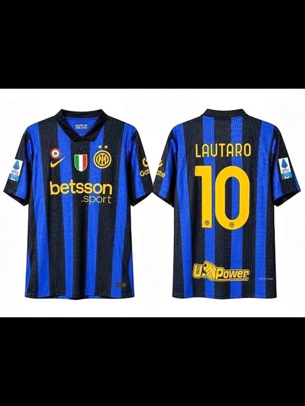Nike Inter Milan Home Jersey 2026/27Lautaro 10 Blue & Black